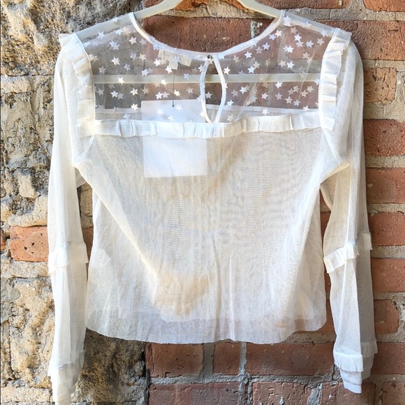 For Love & Lemons mesh long sleeve top - Picture 4 of 4